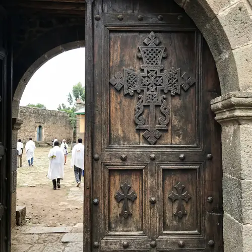 Ethiopian Cross Church Door Designs