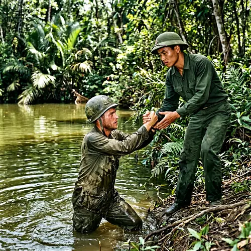 American Soldier Rescued by Vietnamese Soldier in Jungle Incident