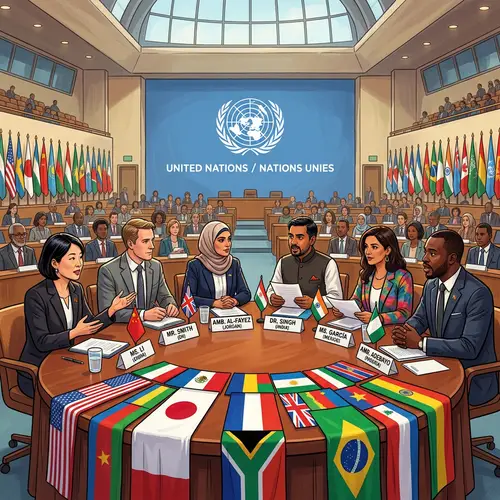 United Nations Conference: A Global Unity Scene