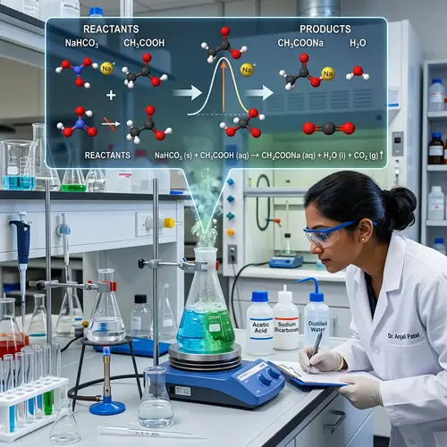 Chemical Reaction Process Visualized in Laboratory Setting