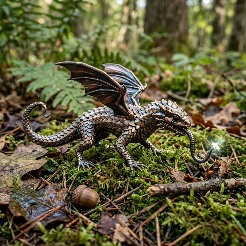 Discover a Tiny Metallic Scaled Creature