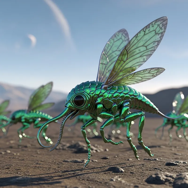 Discover a Tiny Metallic Scaled Creature