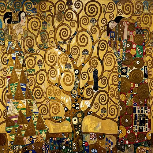 Gustav Klimt's The Tree of Life - Masterpiece