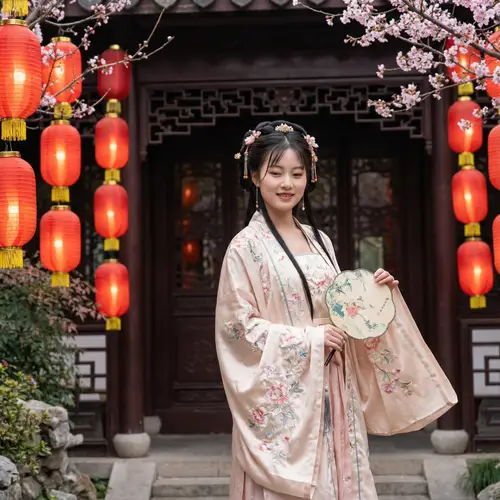 Beautiful Chinese Woman in Traditional Attire | Cultural Heritage Portrait