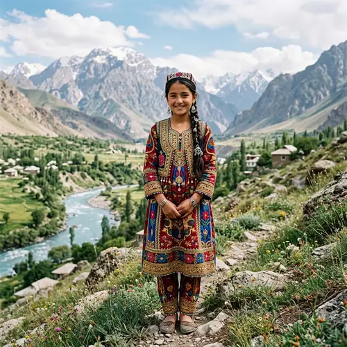 Traditional Tajik National Dress - Cultural Heritage of Tajikistan
