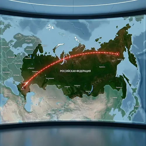 Hypersonic Missile Launch | Earth Orbit | Map of Russia