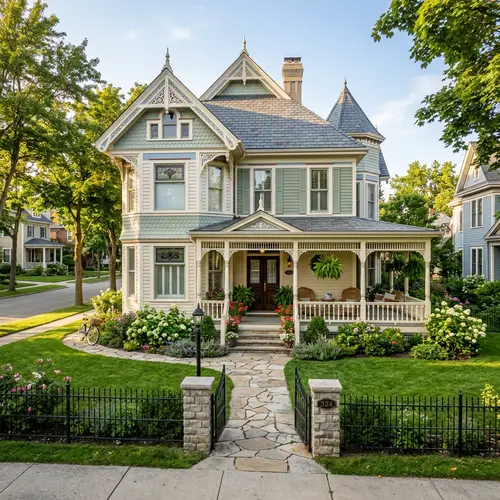 Beautiful Victorian Style House on Tranquil Residential Street