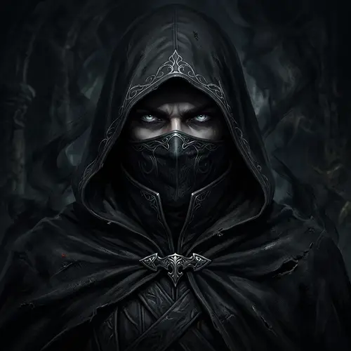 Dark and Mysterious Avatar for CS2 | Enigmatic Black Theme