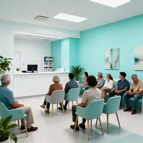 Minimalist Medical Clinic Reception Area