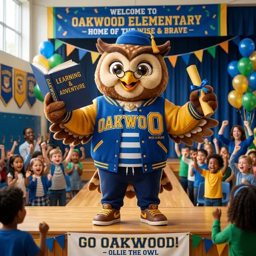 Sanctus World School Mascot Design