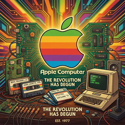 Retro Apple 1977 & Vintage Tech Aesthetic
