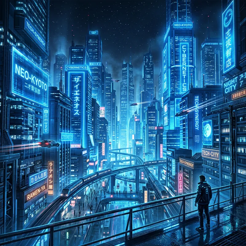 Mesmerizing Cyberpunk Cityscape at Night | Urban Futurism Mesmerizing Cyberpunk Cityscape at Night | Urban Futurism