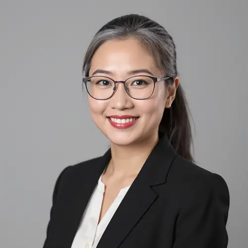 Professional Headshot of a Confident Asian Woman