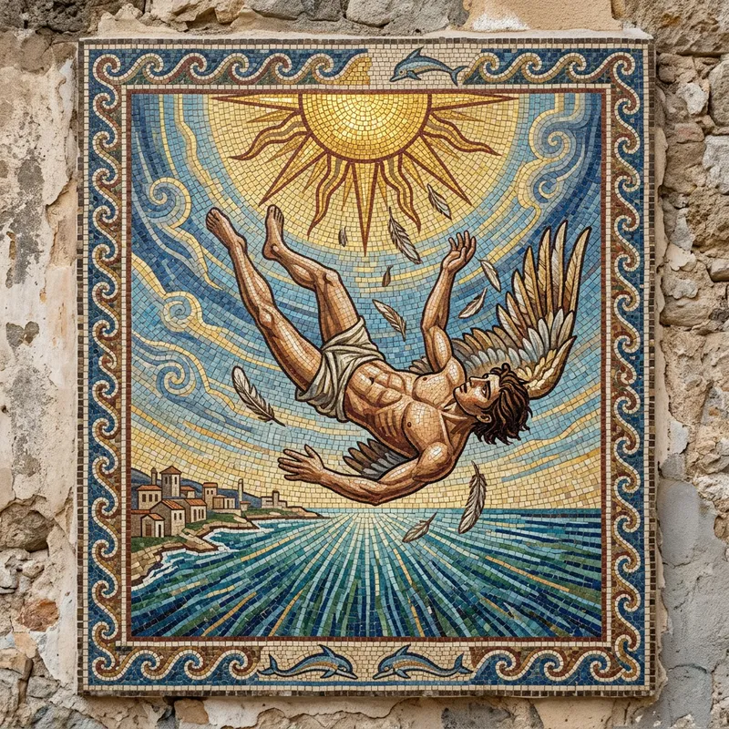 Mosaic Art Scene - Creative Work Fragment