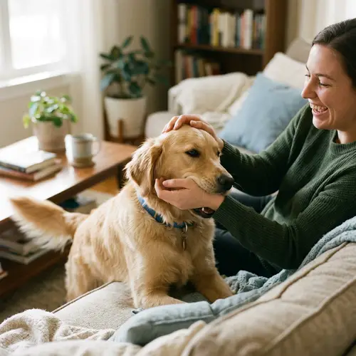 Playful Dog Biting Owner's Hand - Training Tips