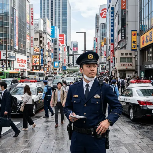 Japanese Law Enforcement Personnel: Upholding Order & Duty