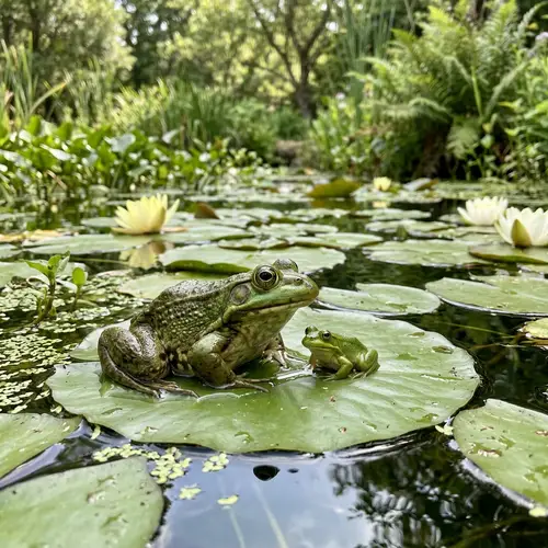 Frog Family: Proverbial Illustration of Inherited Traits