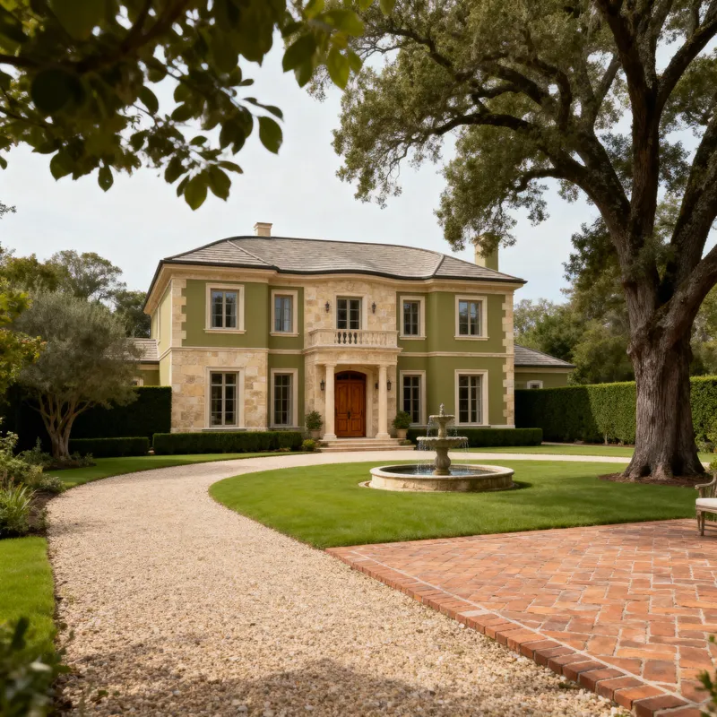 Elegant Old Money Villa with Expansive Garden