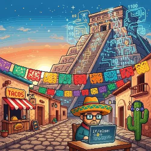 Ancient Mexico Pixel Art and Programming