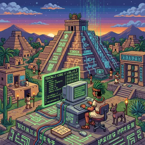 Ancient Mexico Pixel Art and Programming
