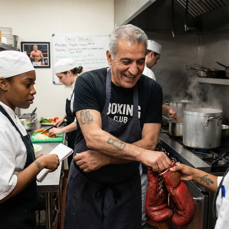 Boxing Meets Culinary Arts: A Unique Kitchen Experience Boxing Meets Culinary Arts: A Unique Kitchen Experience