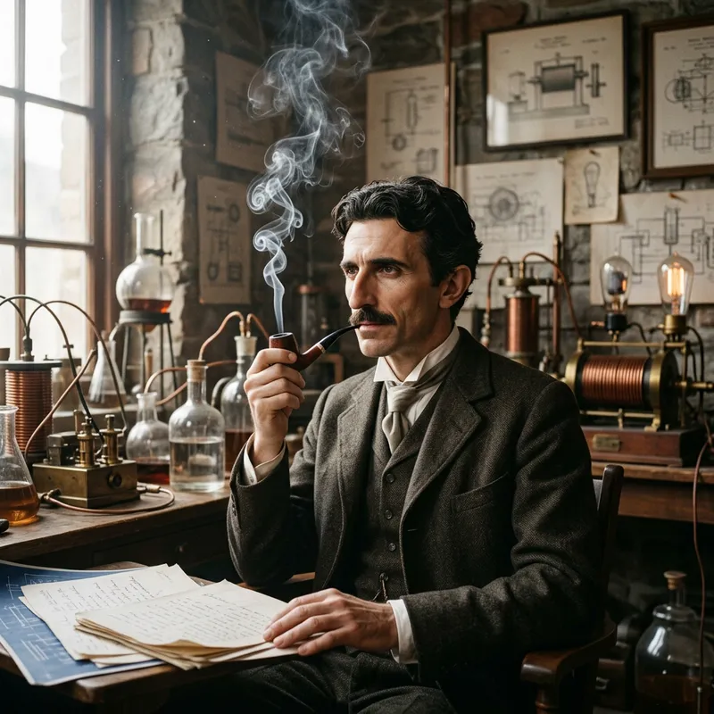 Nikola Tesla Smoking | Mastermind of Electricity