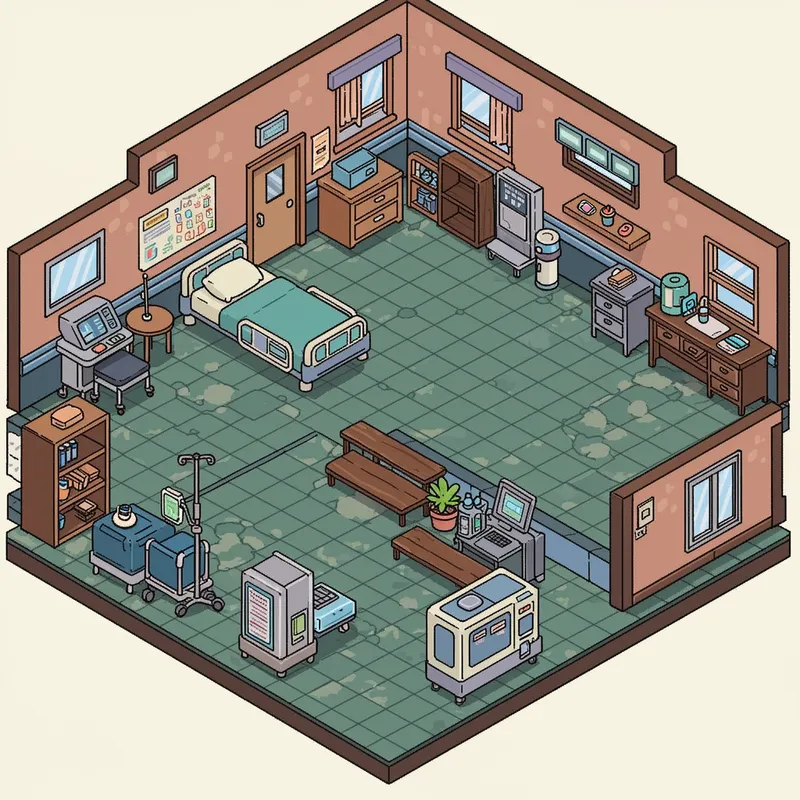 32x32 Hospital Patient Room Tileset Download 32x32 Hospital Patient Room Tileset Download