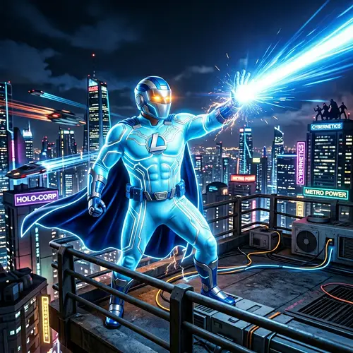Meet Lazerman: The Laser-Powered Superhero