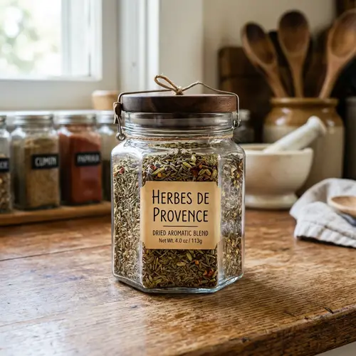 Stylish Glass Spice Jar for Your Kitchen