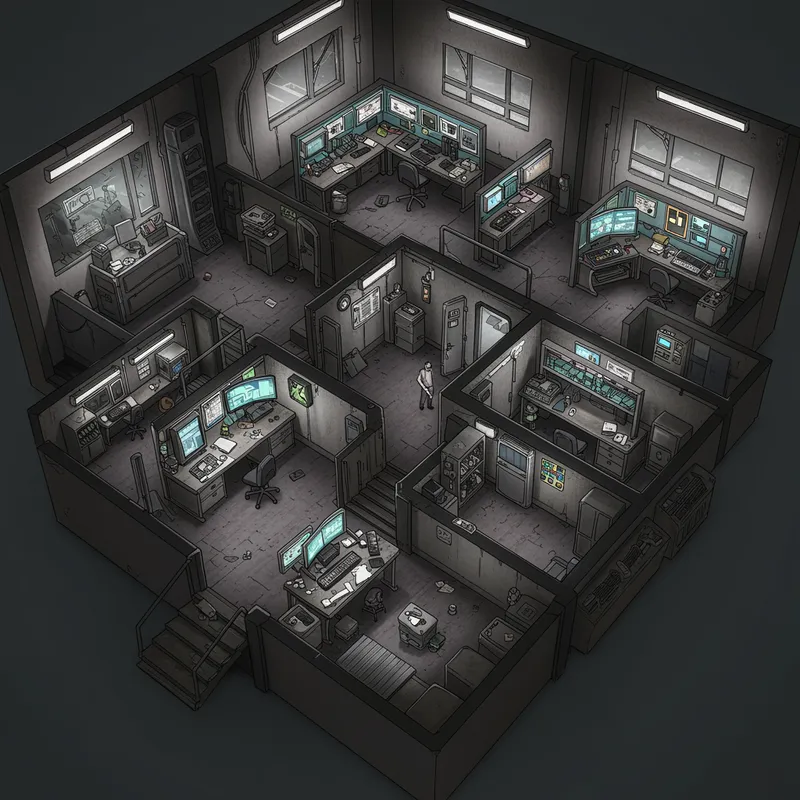 Futuristic Cyberpunk Lab Design Overview