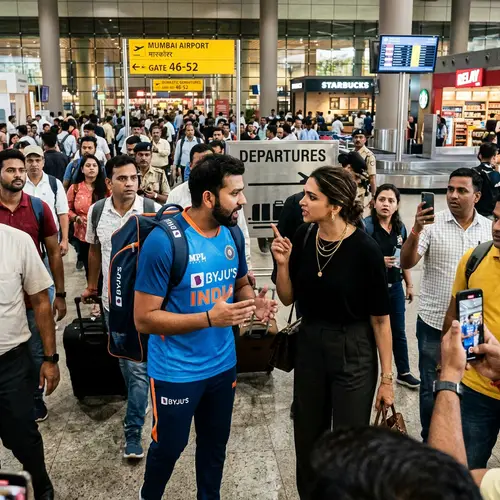 Indian Cricket Player & Bollywood Actress Heated Discussion