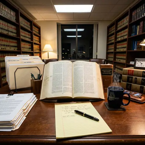 Diligent Lawyer's Workspace | Legal Desk Setup for Success