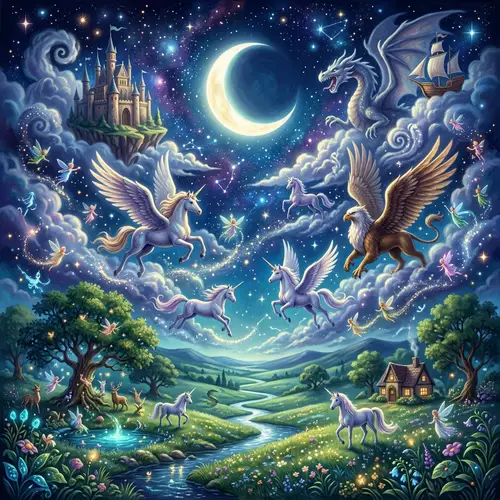 Flight of Imagination: Fantasy Elements in Natural Setting