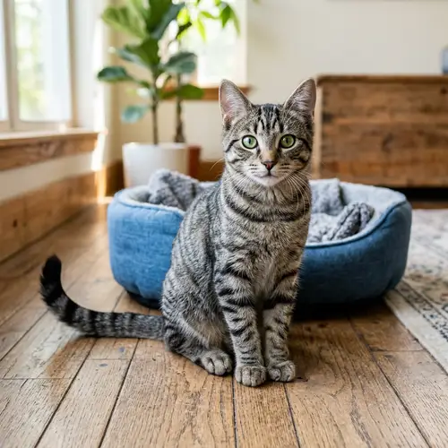 Adorable Tabby Cat with Green Eyes for SALE | Buy Now!