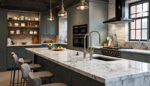 Sheffield Worktops: Modern Industrial Kitchen Design