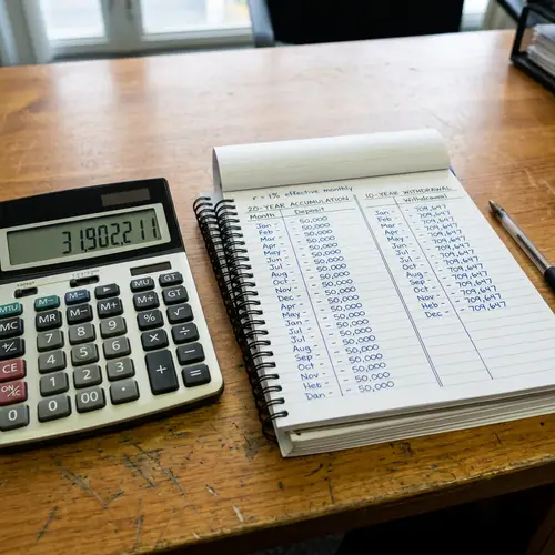 Retirement Fund Planning Calculator - Financial Management Strategy