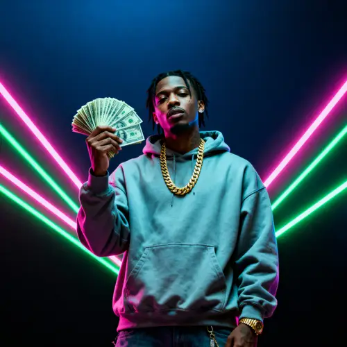 Dynamic Rap Cover Art Featuring Money