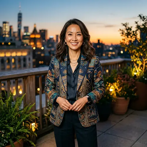 Stunning Portrait of an Asian Lady in Contemporary Style