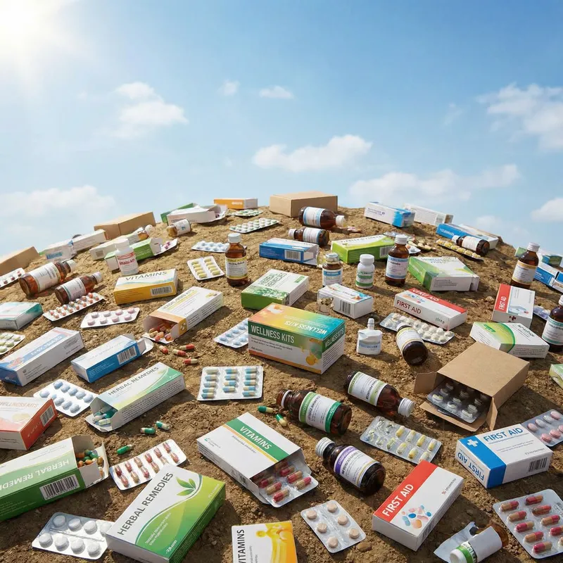 Hilltop Medicine Pack Selection | Diverse Medical Supplies