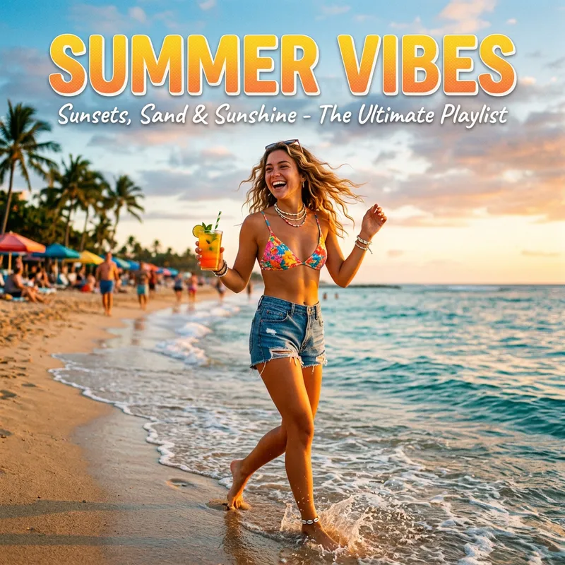Summer Vibe Cover Design Inspiration Summer Vibe Cover Design Inspiration