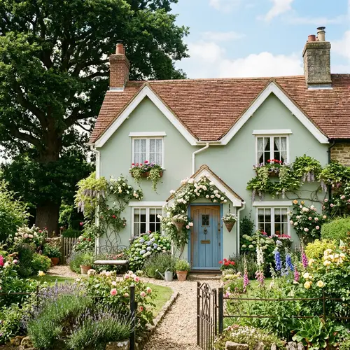 Quaint and Charming House Surrounded by Serene Garden