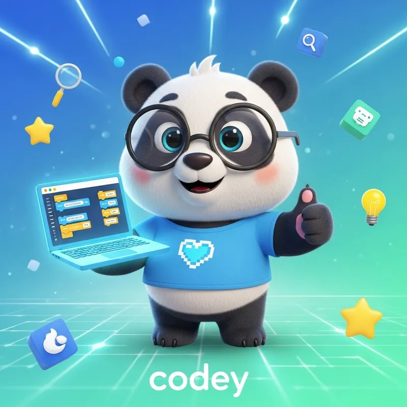 Panda Mascot to Inspire Kids in Coding