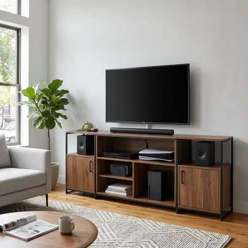 Modern Modular Television Unit with Sleek Design | AV Compartments