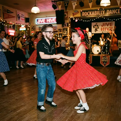 Rockabilly Swing Dance Fun for Kids