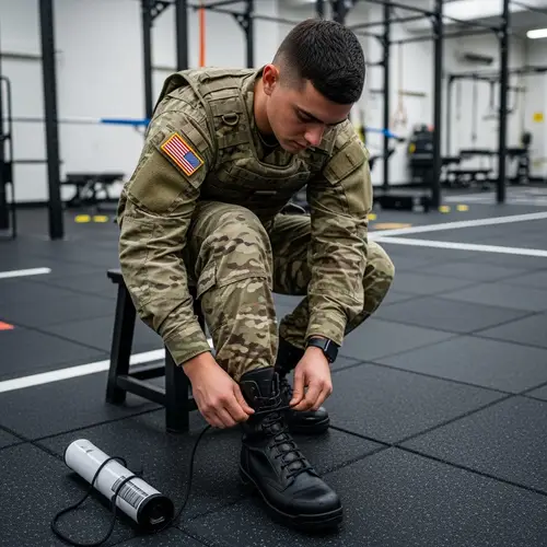 Detailed High-Res Photo of a Young Soldier