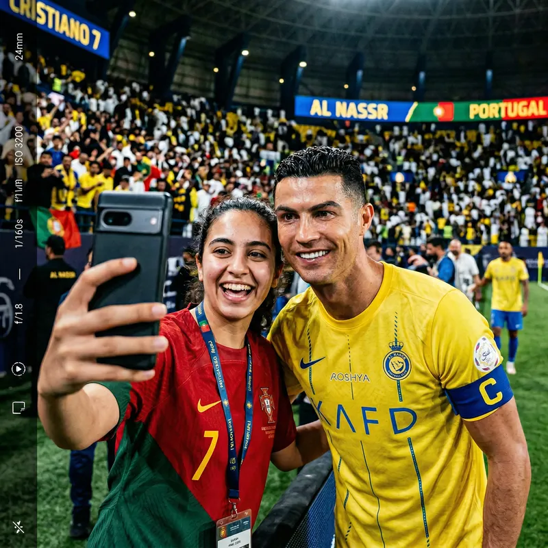 Capture a Selfie with Cristiano Ronaldo