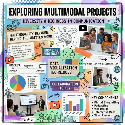 Multimodal Projects Collage: Diverse Elements Layered Creatively