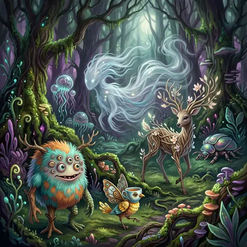 Surreal Monsters: Dreamlike & Bizarre Creatures