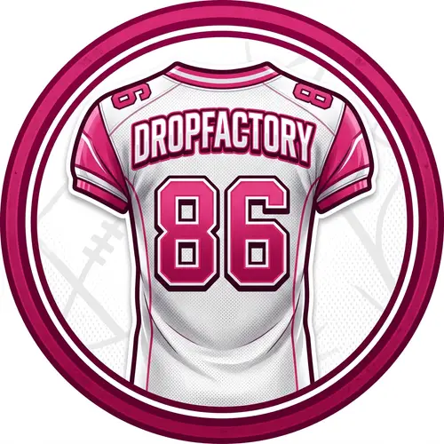 Round Logo Design with Dropfactory Jersey