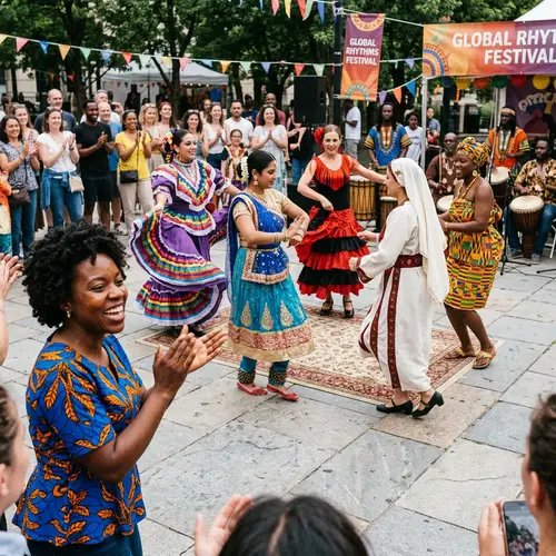 Multicultural Women's Group Traditional Dance Performance